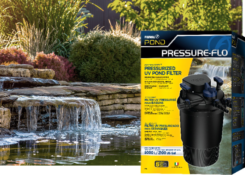 Pressure-Flo Pressurized UV Pond Filter
